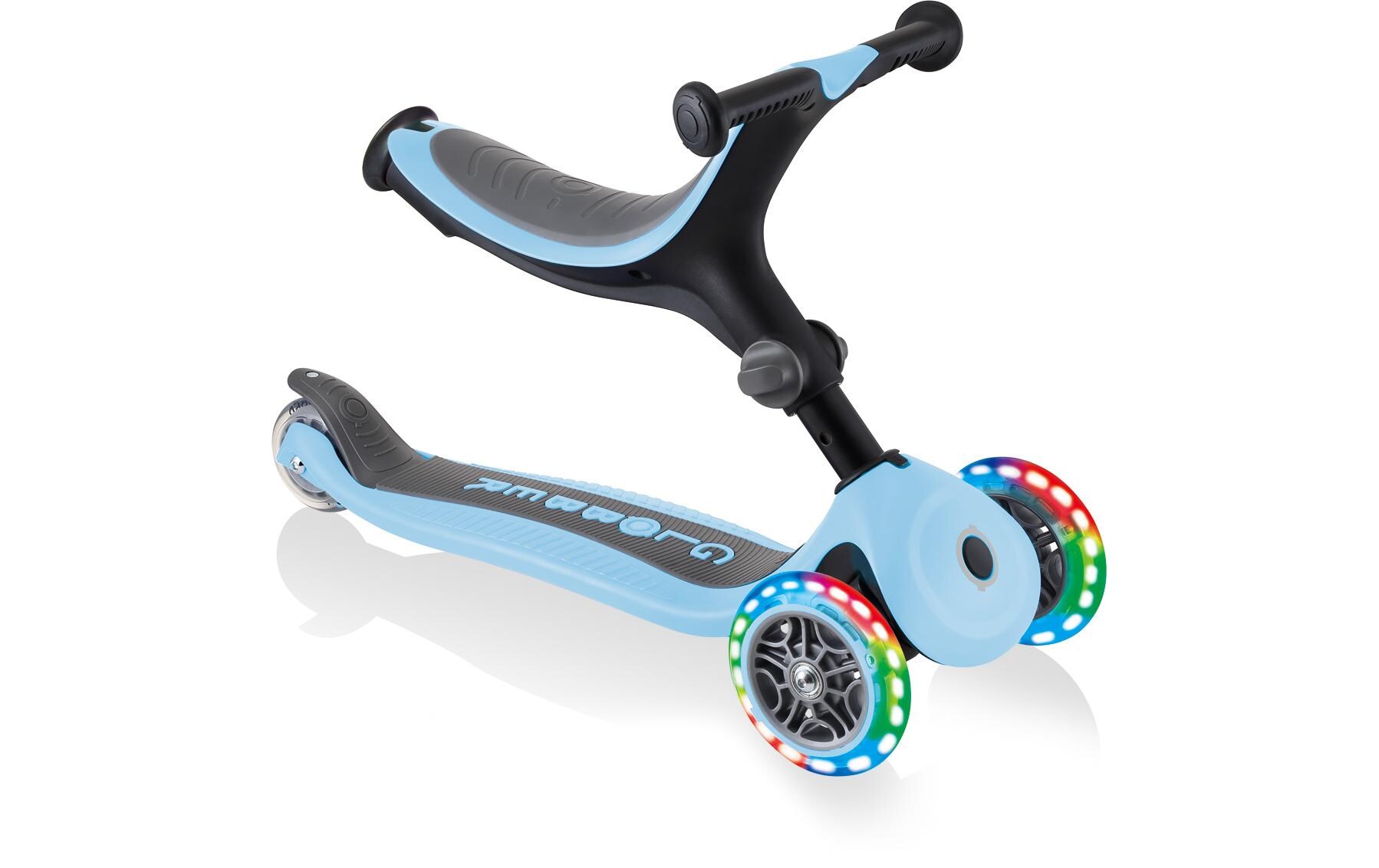 Scooter GO UP Foldable Plus Lights, Pastel Blau<br>Scooter