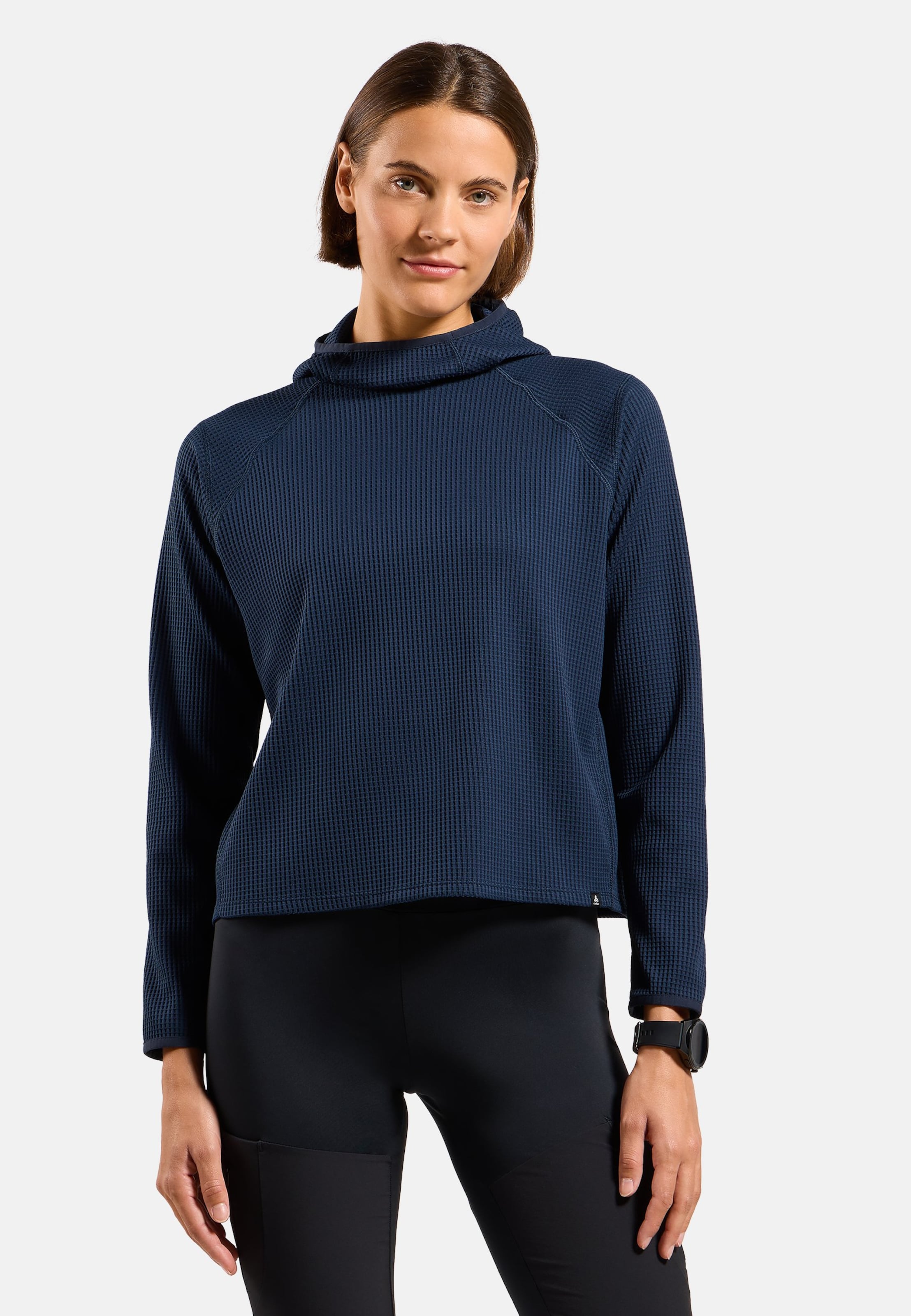 Cubic Multisport Mid Layer mit Kapuze in dark sapphire