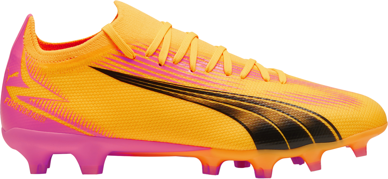 Ultra Match FG/AG Herre Sun Stream/PUMA Black/Sunset G