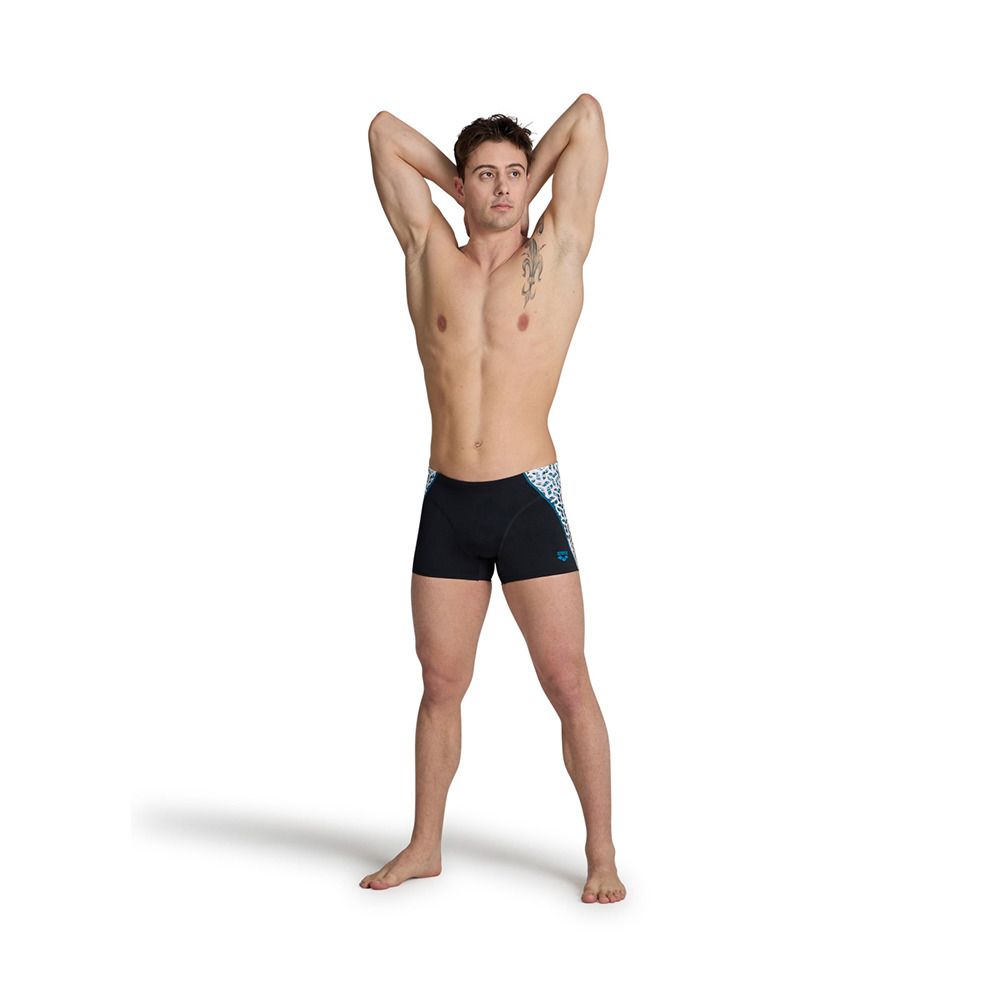 Arena PLANET WATER - Boxer de bain Homme black/white multi