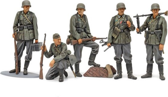 Tamiya - German Infantry Set Mid-Wwii - Model Figurer - 1:35 - 35371