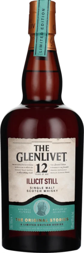 THE GLENLIVET 12 YEARS ILLICIT STILL SINGLE MALT 70CL