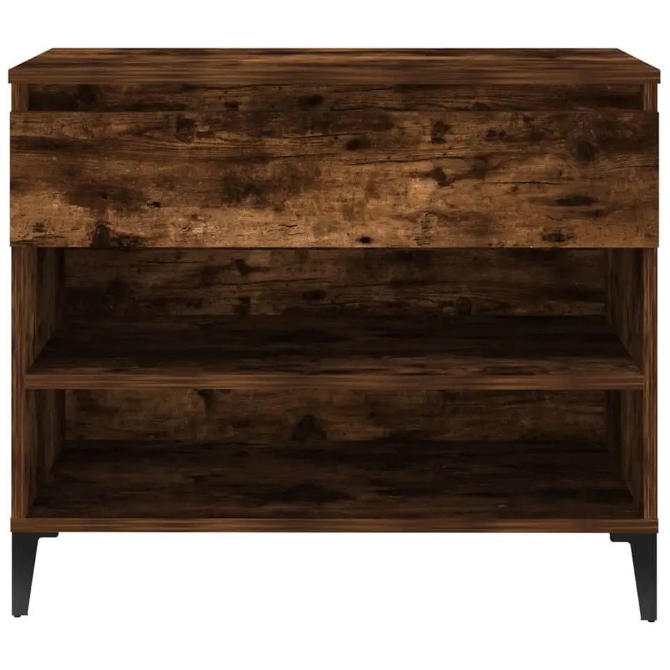vidaXL - Schoenenrek - Bruin - Bewerkt hout