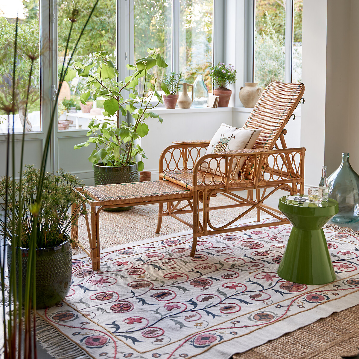 LA REDOUTE INTERIORS<br>Poltrona de relaxamento em rattan, Minika