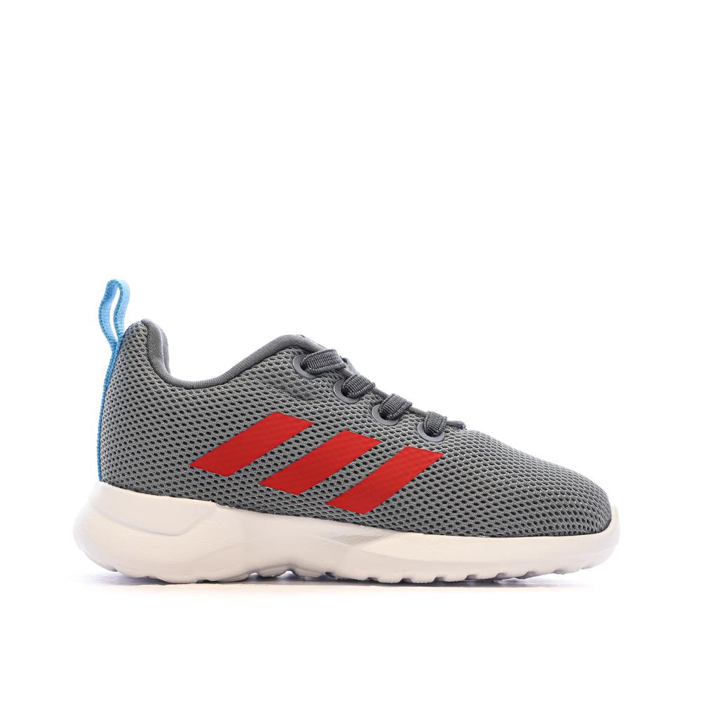Adidas Baskets Gris/Rouge Garçon Adidas Lite Racer