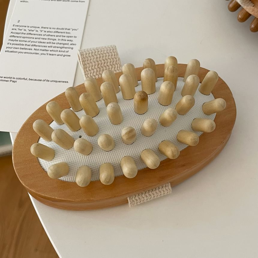 Intimo - Houten Hoofdhuid Massager