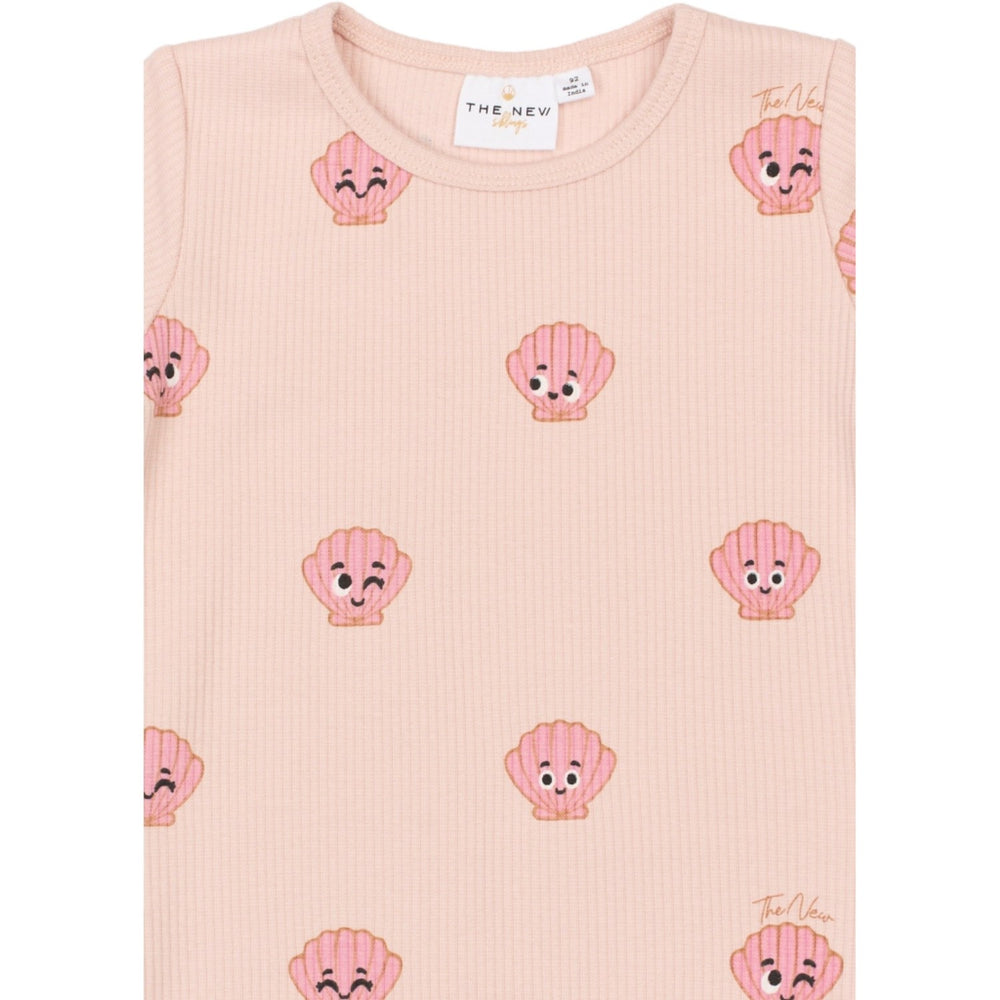 Køb THE NEW Siblings Peach Whip Aop Tnsttinker S_S Rib Tee