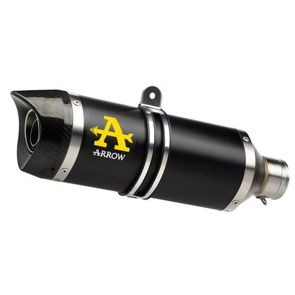 Silencieux Arrow Thunder Alu Dark embout carbone - Noir