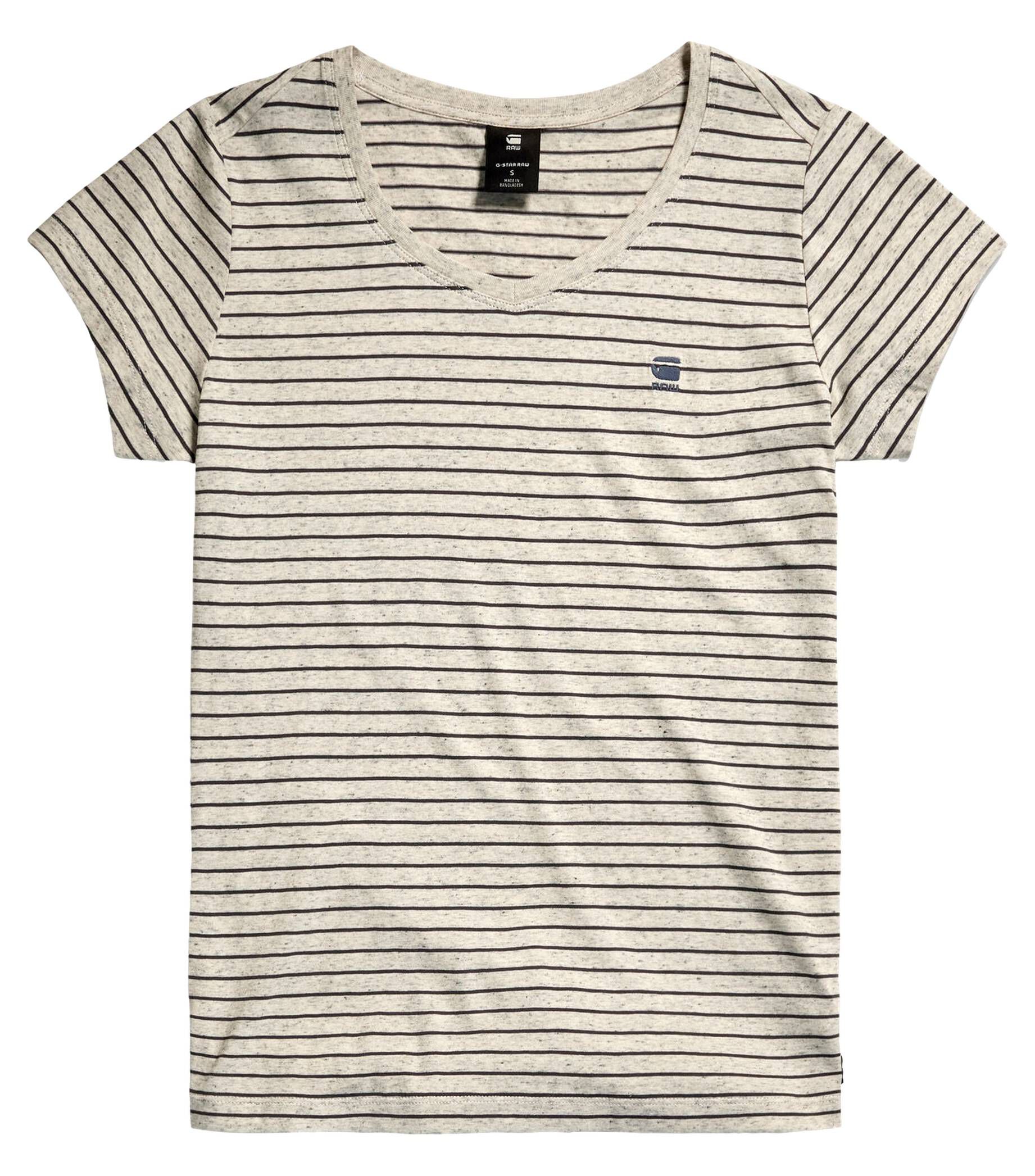 G-Star RAW| Damen T-Shirt STRIPE EYBEN SLIM V T 2.0