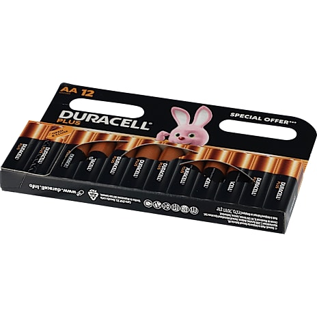 Duracell Plus Boost AA batterier 12-pak