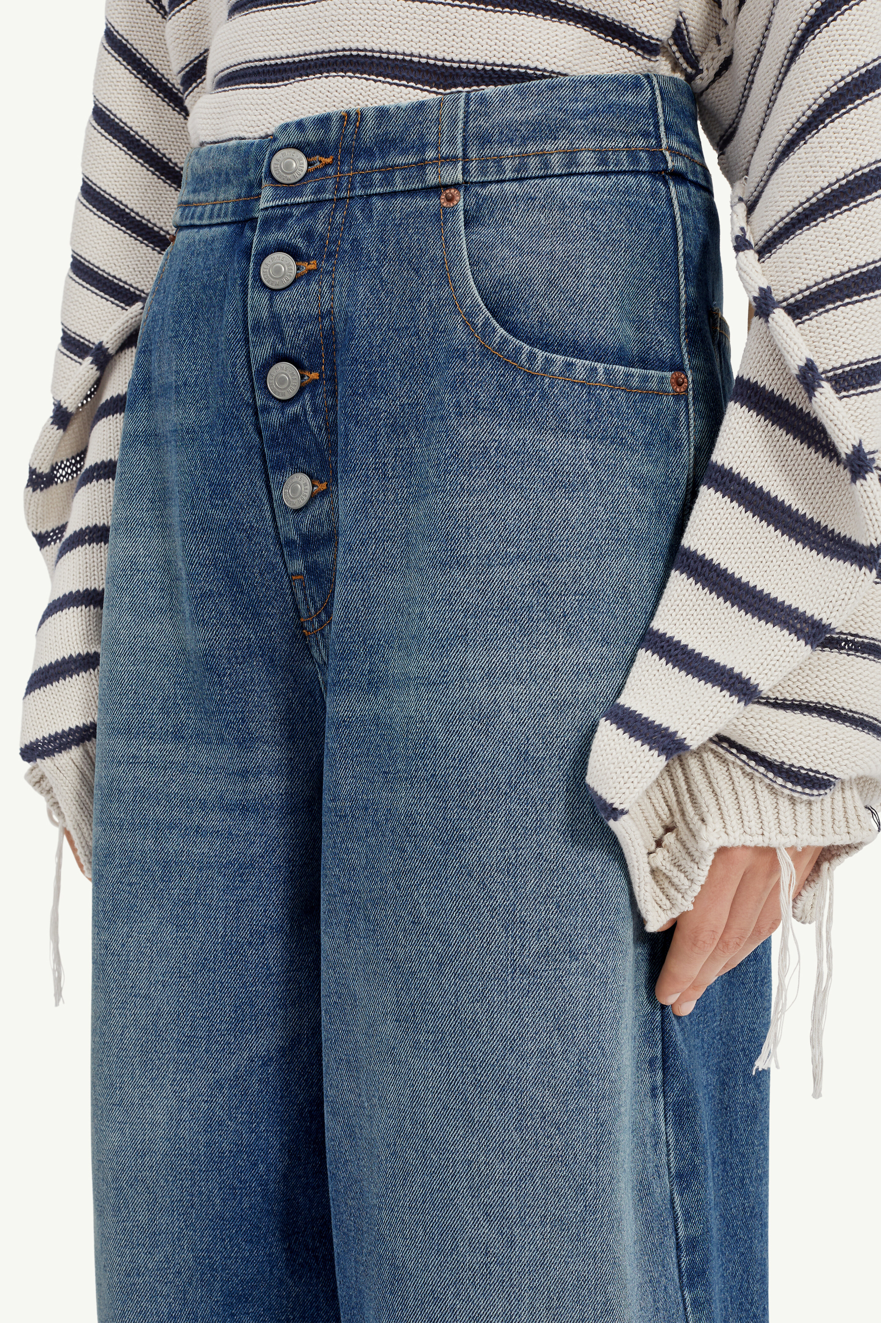 Jeans Bleu pour Femme