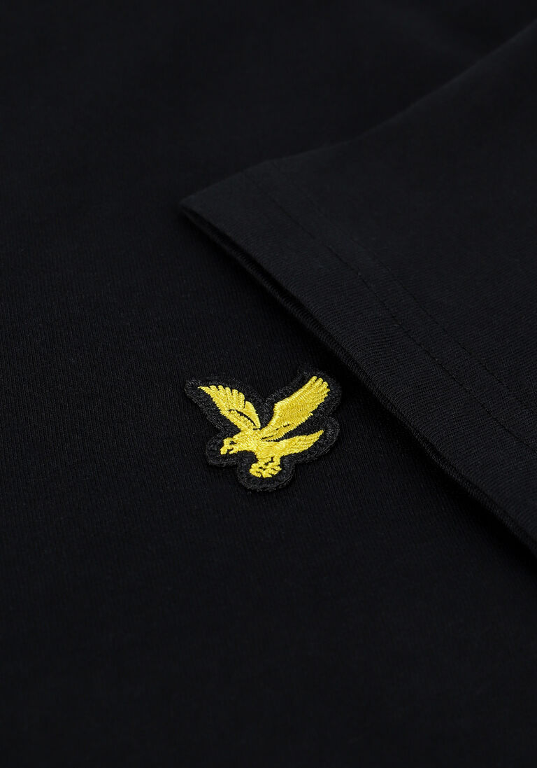 LYLE & SCOTT zwarte lyle & scott t-shirt plain t-shirt