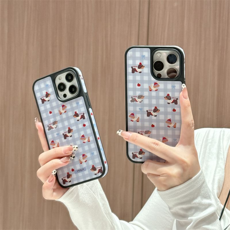 Fonekase - Hondenruit Telefoonhoesje - Apple iPhone 16 Pro Max / 16 Pro / 16 Plus / 16 / 15 Pro Max / 15 Pro / 15 Plus / 15 / 14 Pro Max / 14 Pro / 14 Plus / 14 / SE / 13 Pro Max / 13 Pro / 13