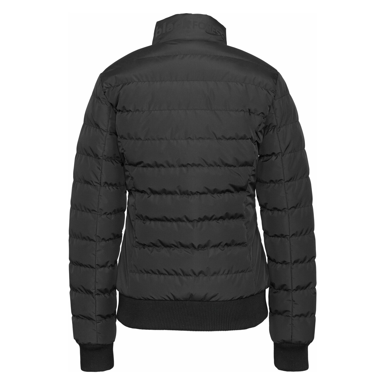 black forest Steppjacke mit Stehkragen  - black