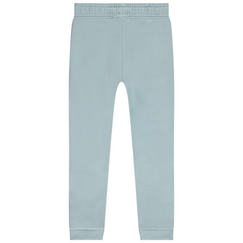 Jogging en molleton uni pour fille - Bleu