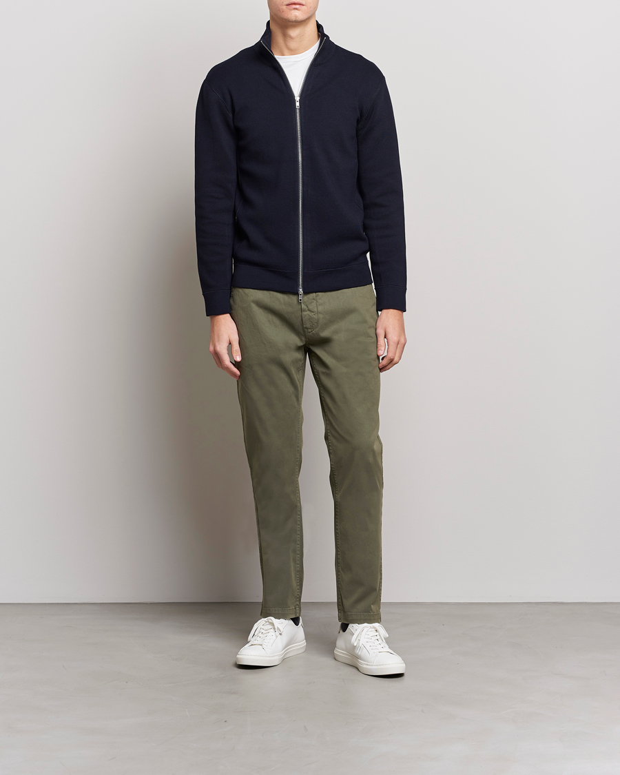 NN07 Marco Slim Fit Stretch Chinos Army Green