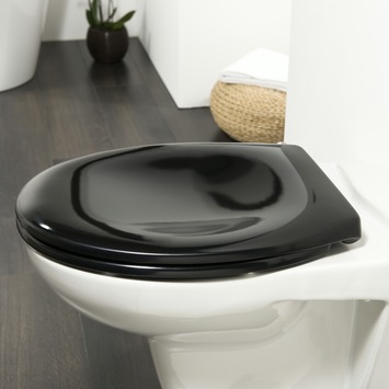 Tiger WC bril Ventura Zwart Kunststof met Softclose