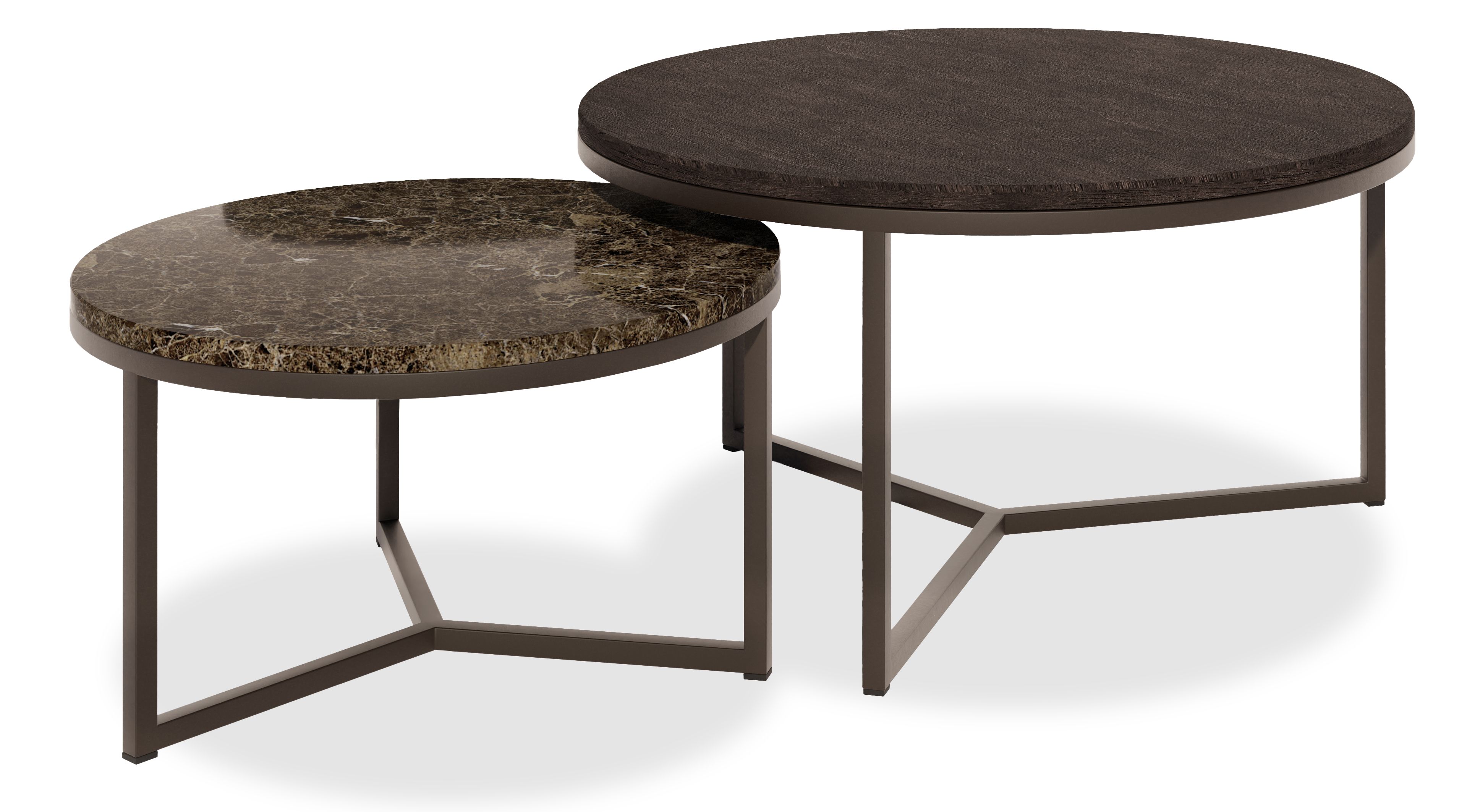 Salontafelset  Aymar ⌀80  x H46 cm