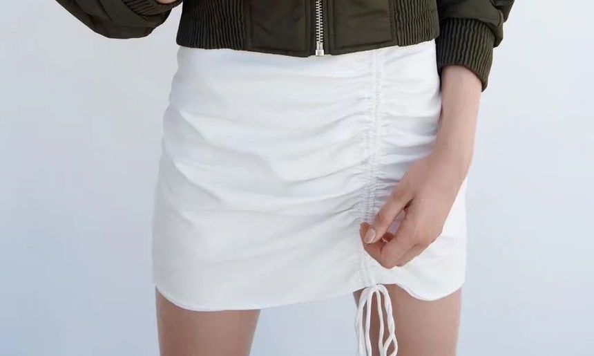 Reknovine - Lange mouwen effen cropped bomberjack