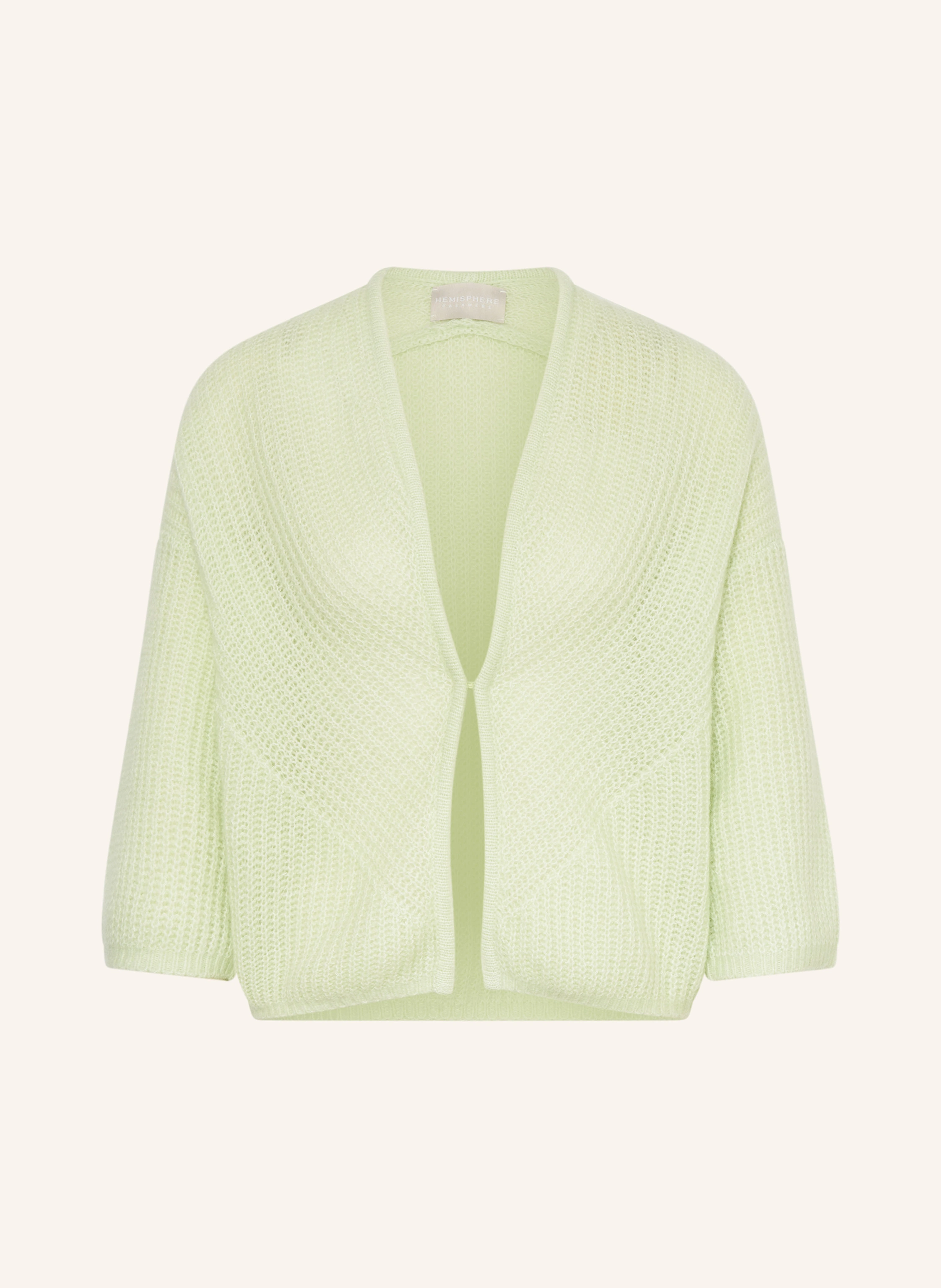 HEMISPHERE Strickjacke mit Cashmere mit 3/4-Arm