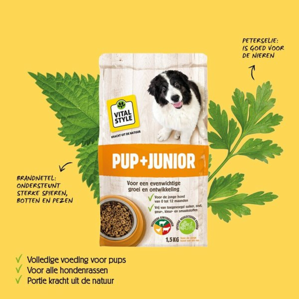 VITALstyle HondenvoerPuppy - Junior 8 kg
