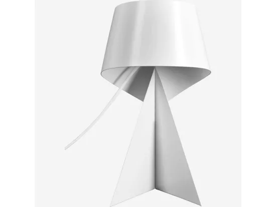 HABITAT - Lampe de table en métal - Blanc - 35 cm - Design by Claire Norcross - Ribbon