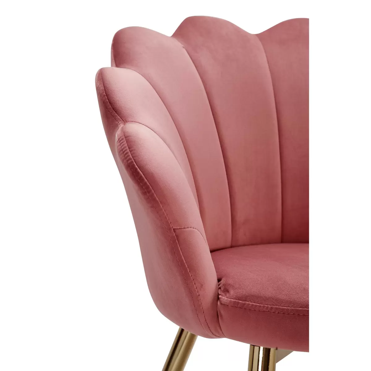 Stuhl Sarria gold,rosa