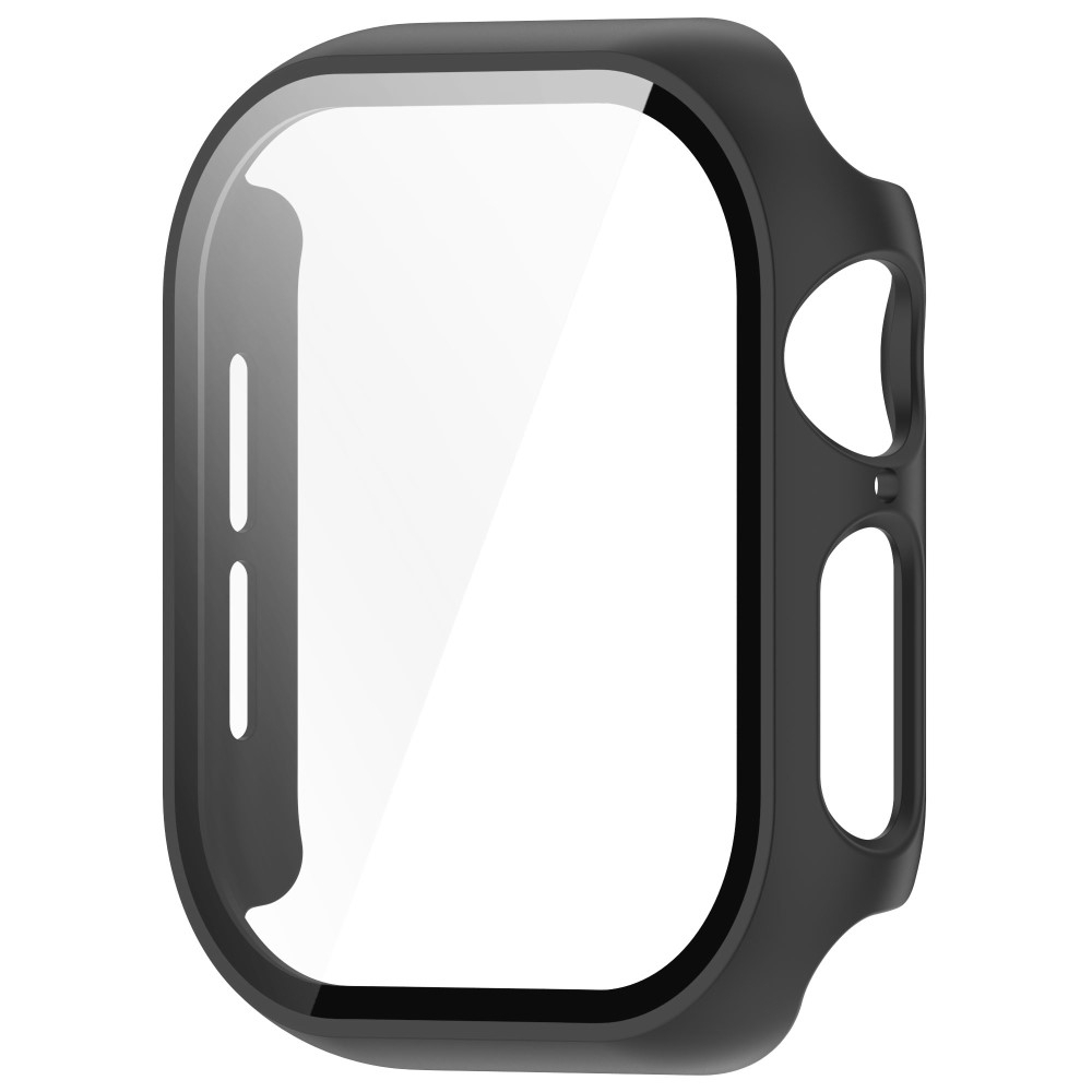 Apple Watch Series 11 / Series 10 (42 mm) Hardcase Bumper   Display Schutzfolie - Schwarz