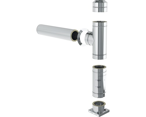 Jeremias DW-FU Basisset Wandmontage 1000mm Ø130mm