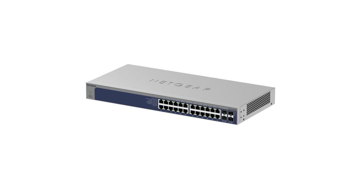 NetgearXS724TM switch  (Grijs)
