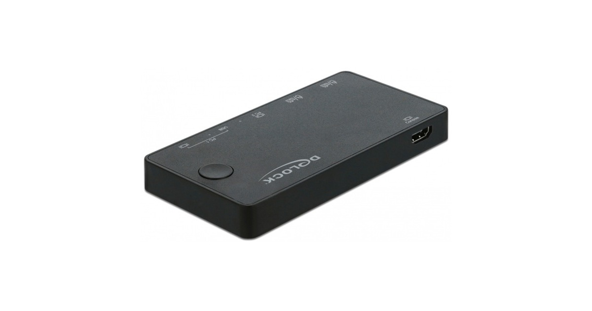 DeLOCKHDMI / USB-C KVM Switch 4K 60 Hz met USB 2.0 kvm-switch