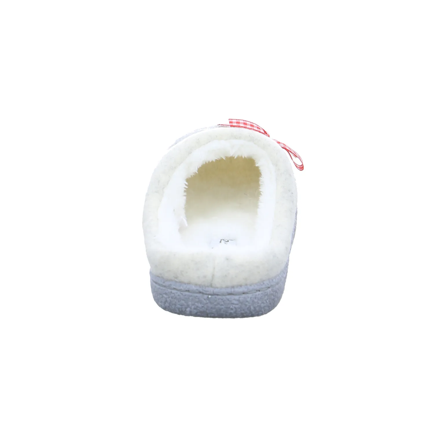 Hausschuh Offwhite Synthetik