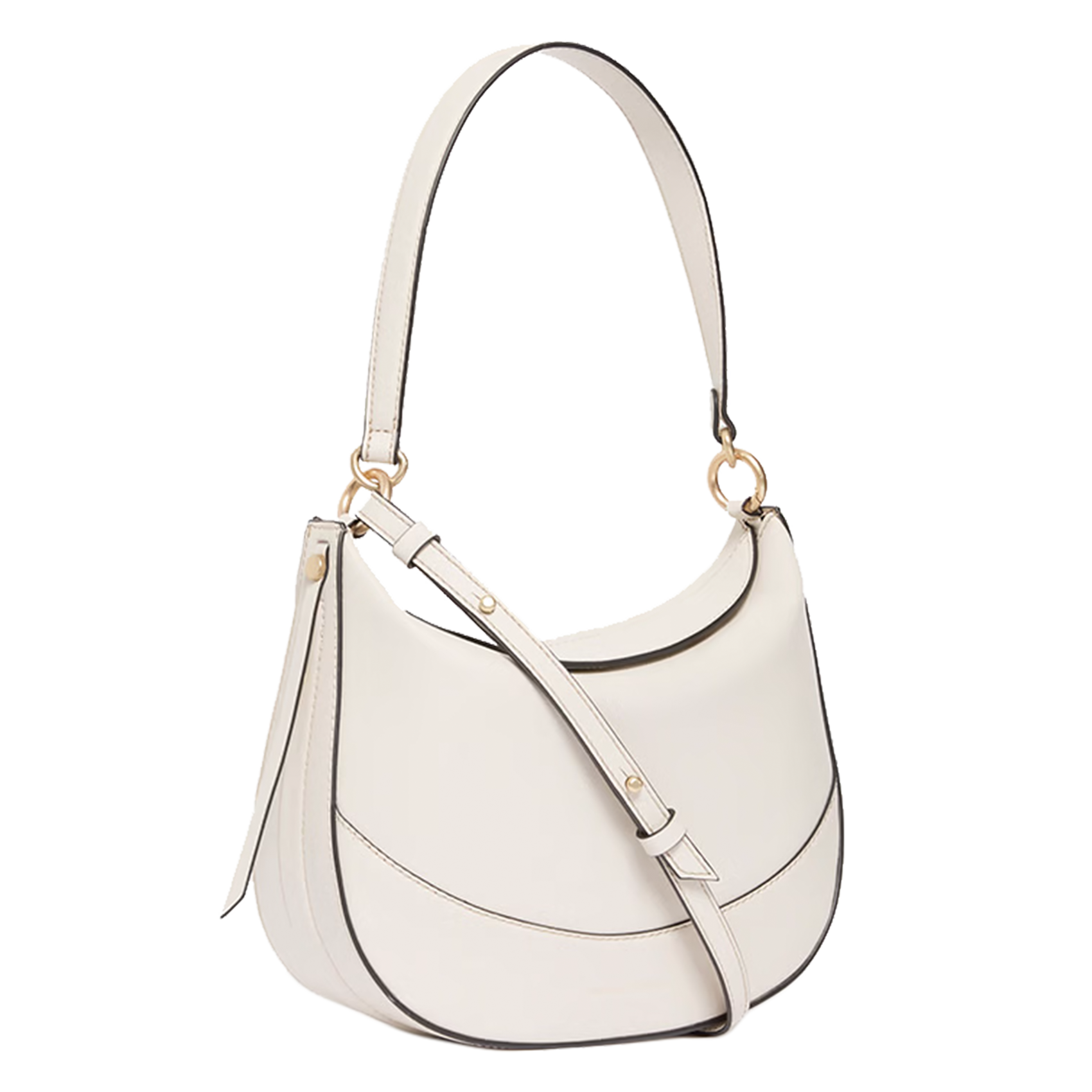 DAILY BAG MM - Sac porté épaule en cuir | Blanc