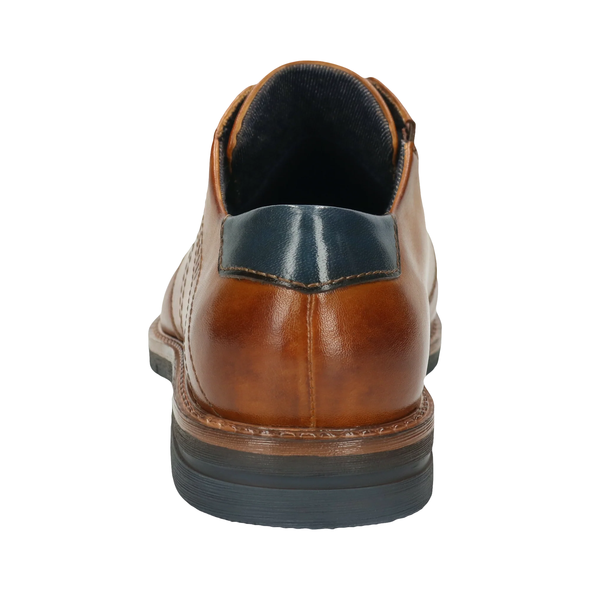 Leder Business Schnürer cognac