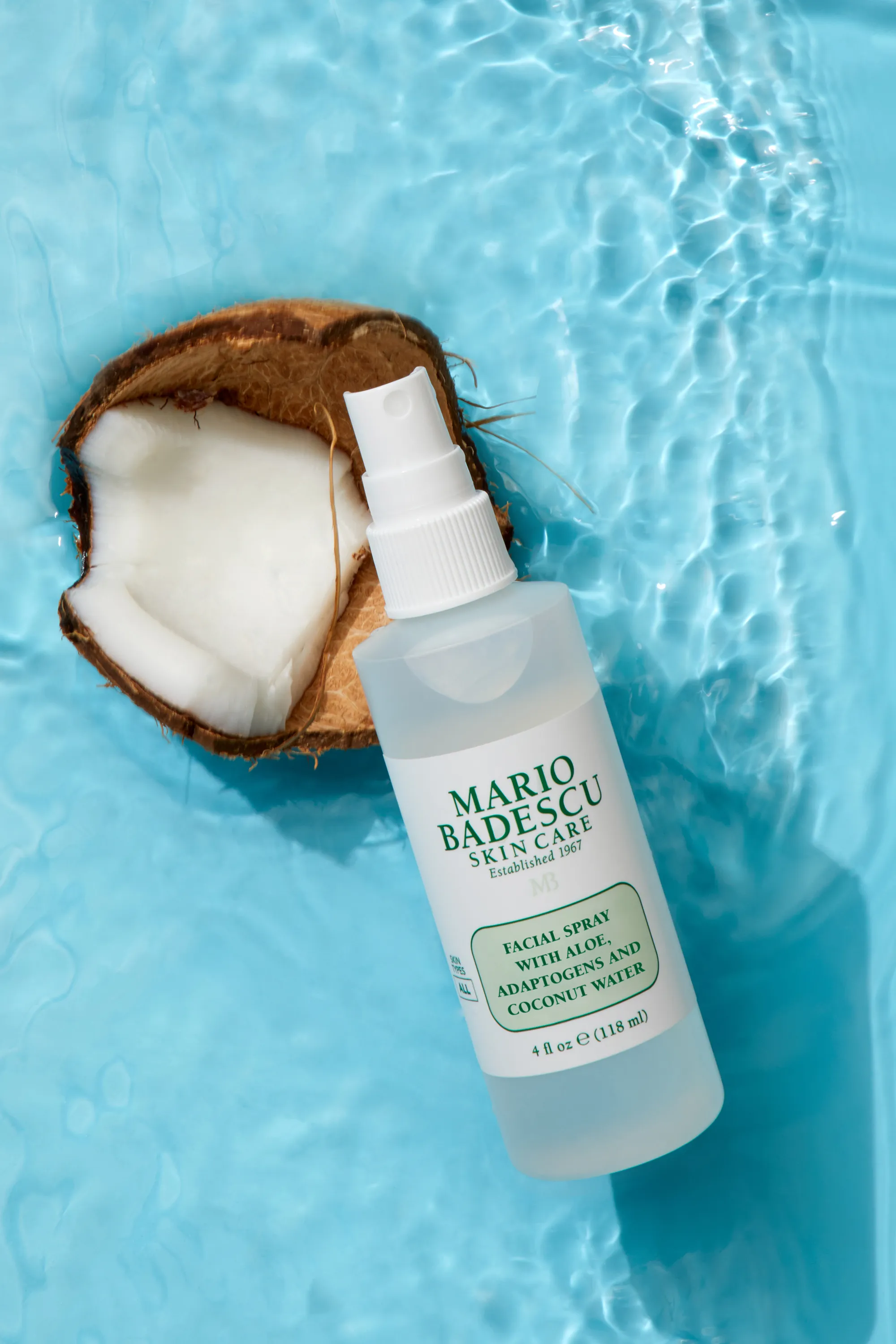 Mario Badescu Spray visage régénérant aloe vera, adaptogènes & eau de coco-118 ml