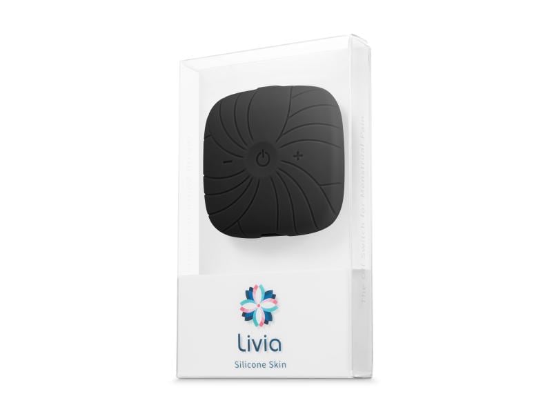 Livia Skin Blumen-Struktur Schwarz Hülle zum Elektrostimulationsgerät Livia Tens