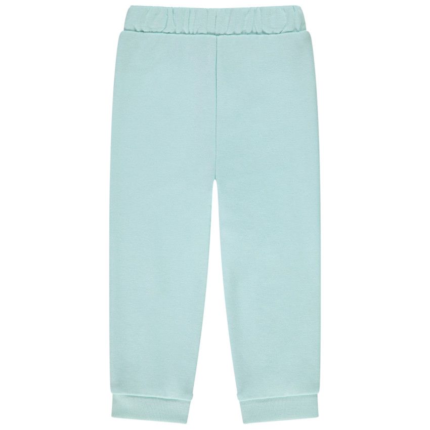Pantalon de jogging avec détails volantés pour bébé fille - Bleu