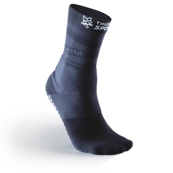 Chaussette compression THUASNE GRIP PERFORMANCE MID SOCKS BLACK