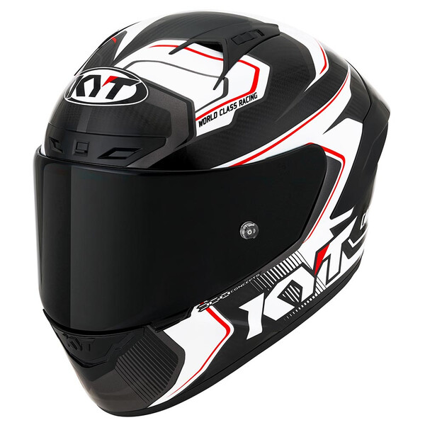 kyt - Casque NZ-Race Carbon Competition Noir / Blanc