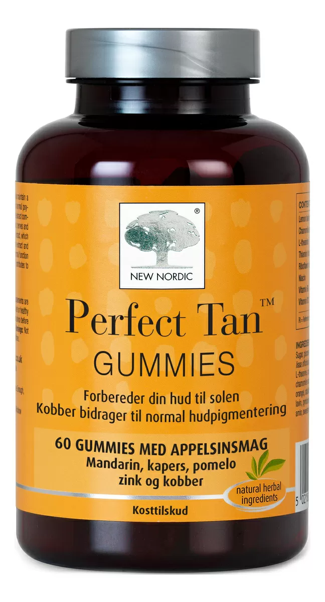 New Nordic Perfect tan Gummies - 60 stk.