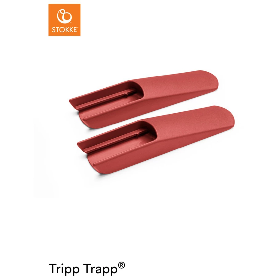 STOKKE® Tripp Trapp® Hochstuhl Buche Warm Red + gratis Baby Set Warm Red