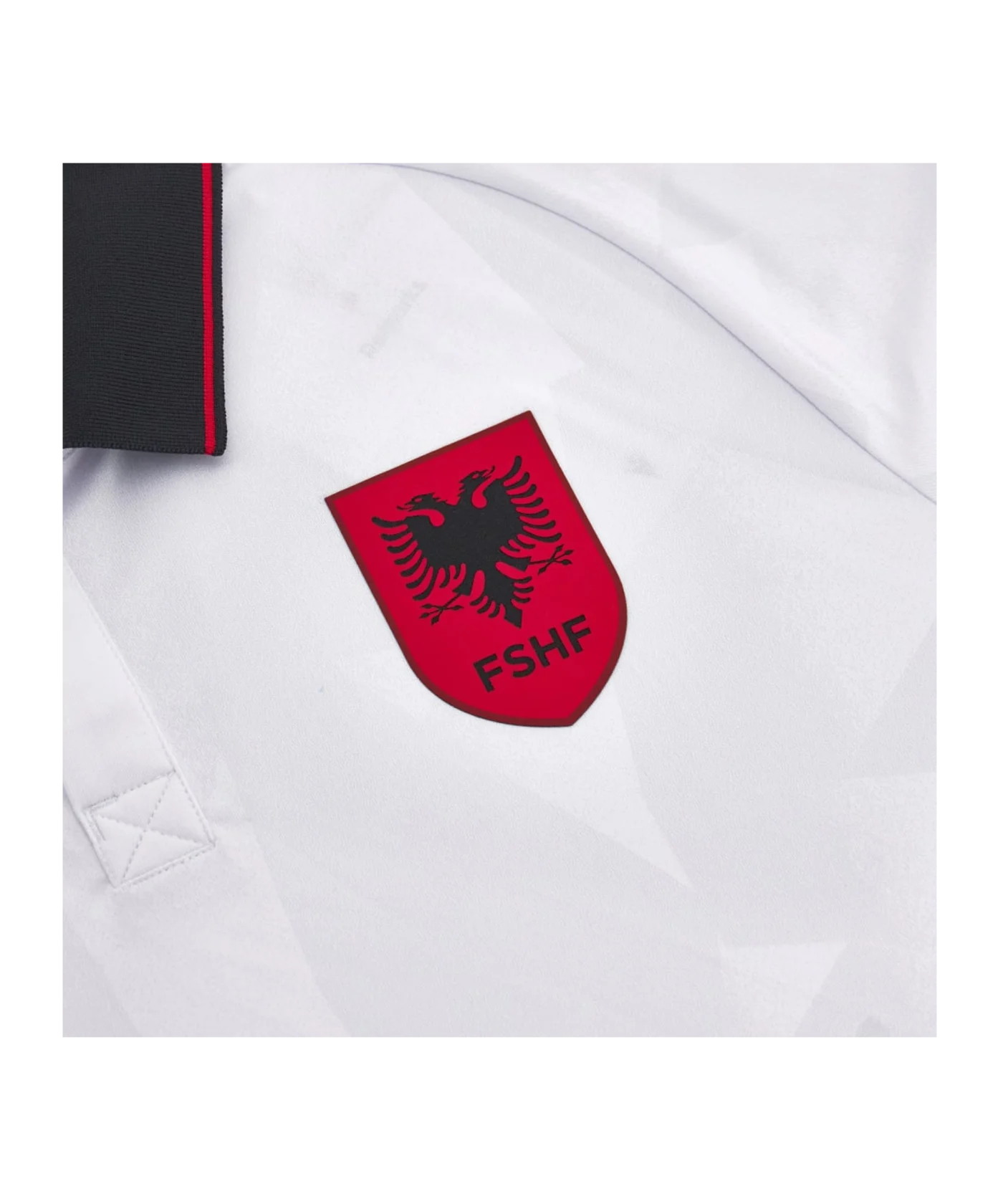 Macron Albanien Trikot Away EM 2024 Kids Weiss