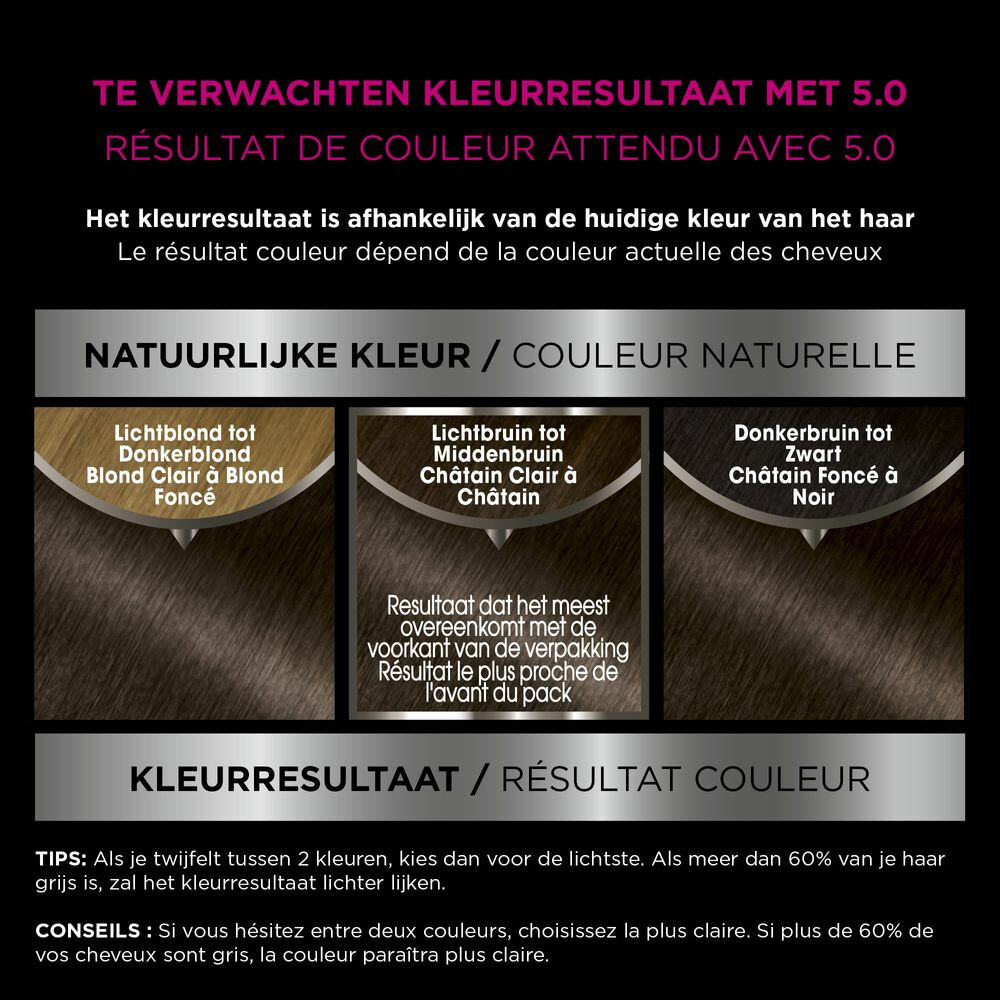 Garnier Olia Permanente Crèmekleuring 5.0 Licht Bruin