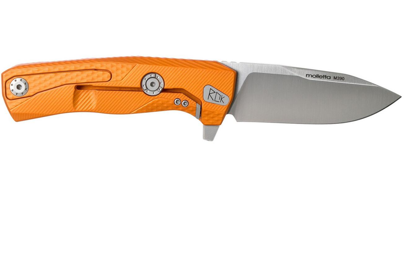 LionSteel ROK Satin Orange Aluminium ROK A OS zakmes