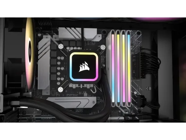 CORSAIR Dominator Titanium RGB - DDR5 - sæt - 32 GB: 2 x 16 GB - DIMM 288-PIN - 6600 MHz / PC5-52800 - CL32 - 1.4 V - ikke bufferet - hvid