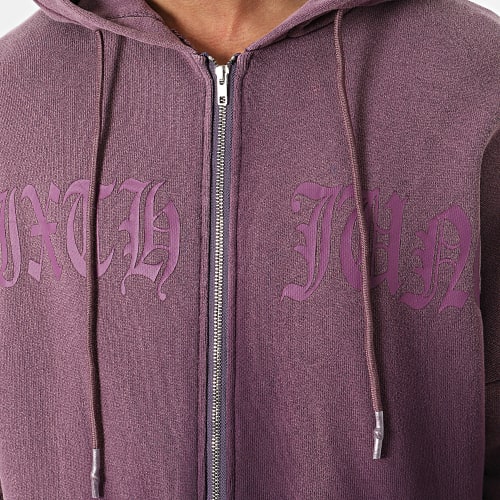 Sweat Zippé Capuche M22940PSW Violet