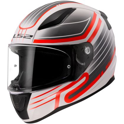 Casque LS2 FF353 - RAPID II CIRCUIT - Blanc / Rouge