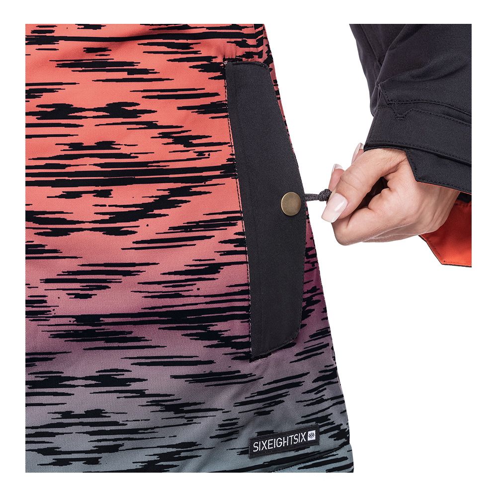 686 DREAM - Veste ski Femme black blue ikat