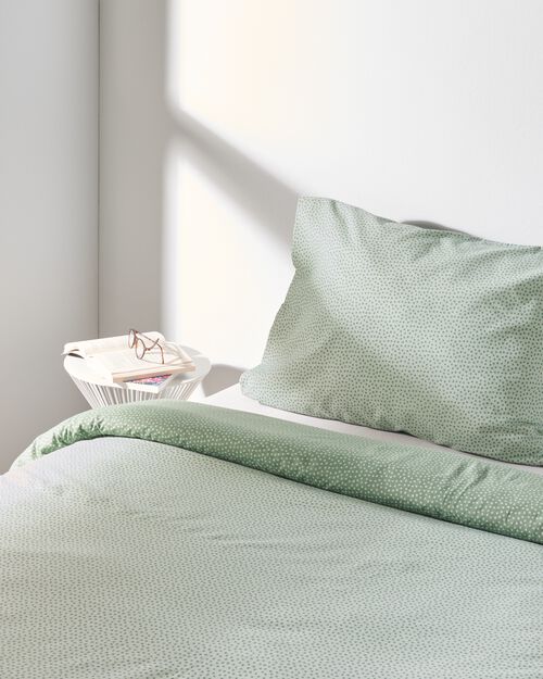 housse de couette coton doux 140x220 pois