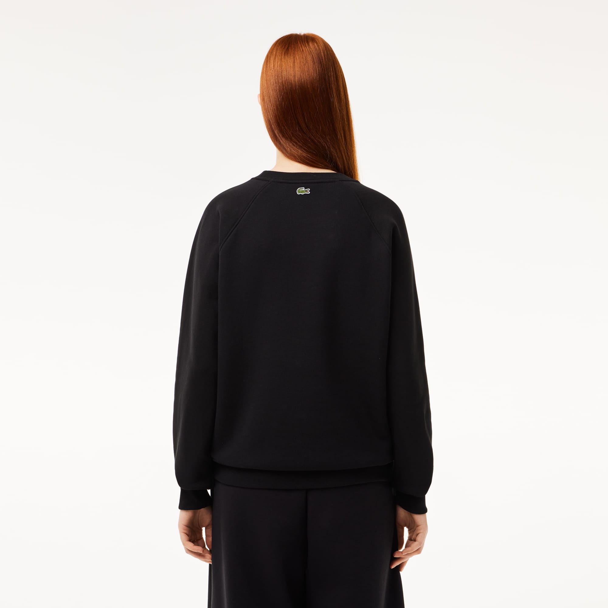 Sweatshirt Jogger relaxed fit avec broderie signature Sweatshirts - Noir - Lacoste - Femme
